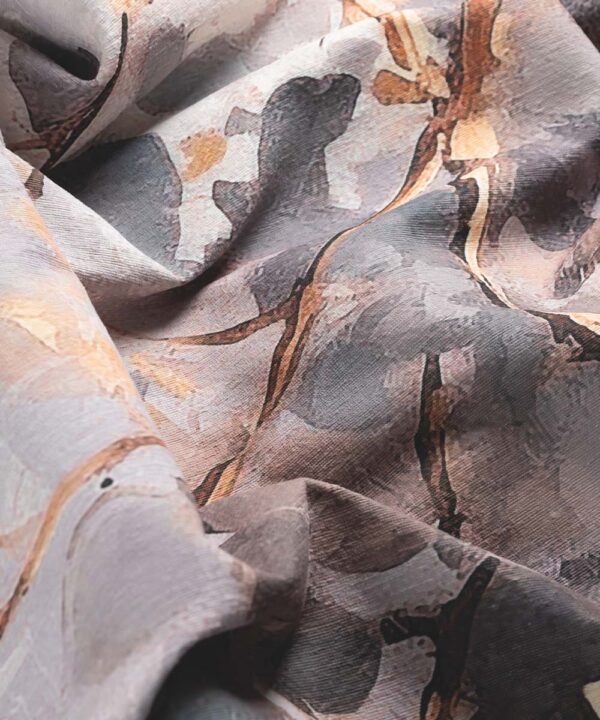 Tappeto moderno "Emozioni d'Artista Foliage " con stampa digitale di orifice, collezione Suardi - fondo antiscivolo