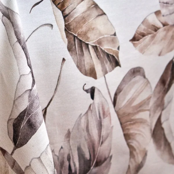 Tovaglia Tiffany 07 by Vingi – 100% Cotone, Stampa Foglie Autunnali – Made in Italy - immagine 3