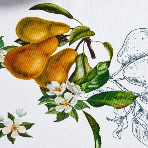 Tovaglia frutta pere Tiffany 23 Vingi in cotone 100% con stampa digitale,