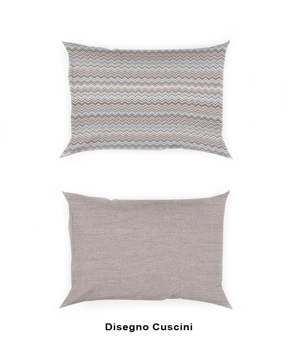 Completo lenzuola in cotone Baia Beige - foto 3