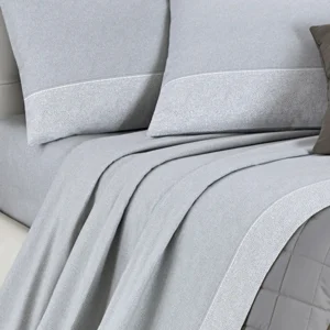Completo lenzuola in cotone Class 7 Grigio - foto 1