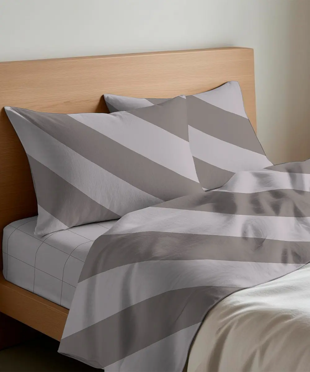 Completo lenzuola in cotone Elite Beige - foto 1