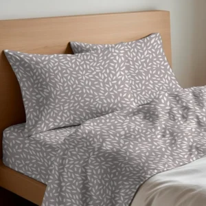 Completo lenzuola in cotone Mosaico Beige - foto 1