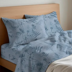 Completo lenzuola in cotone Soffione Azzurro - foto 1