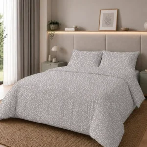 Parure Copripiumino Mosaico Beige con un effetto mosaico tono su tono beige - foto 1