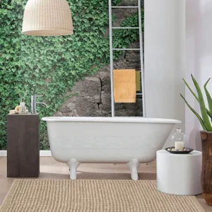 Tappeto bagno Crazy Corda antiscivolo ambientato in un bagno moderno