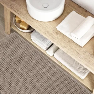 Tappeto bagno Crazy Polvere antiscivolo ambientato in un bagno moderno