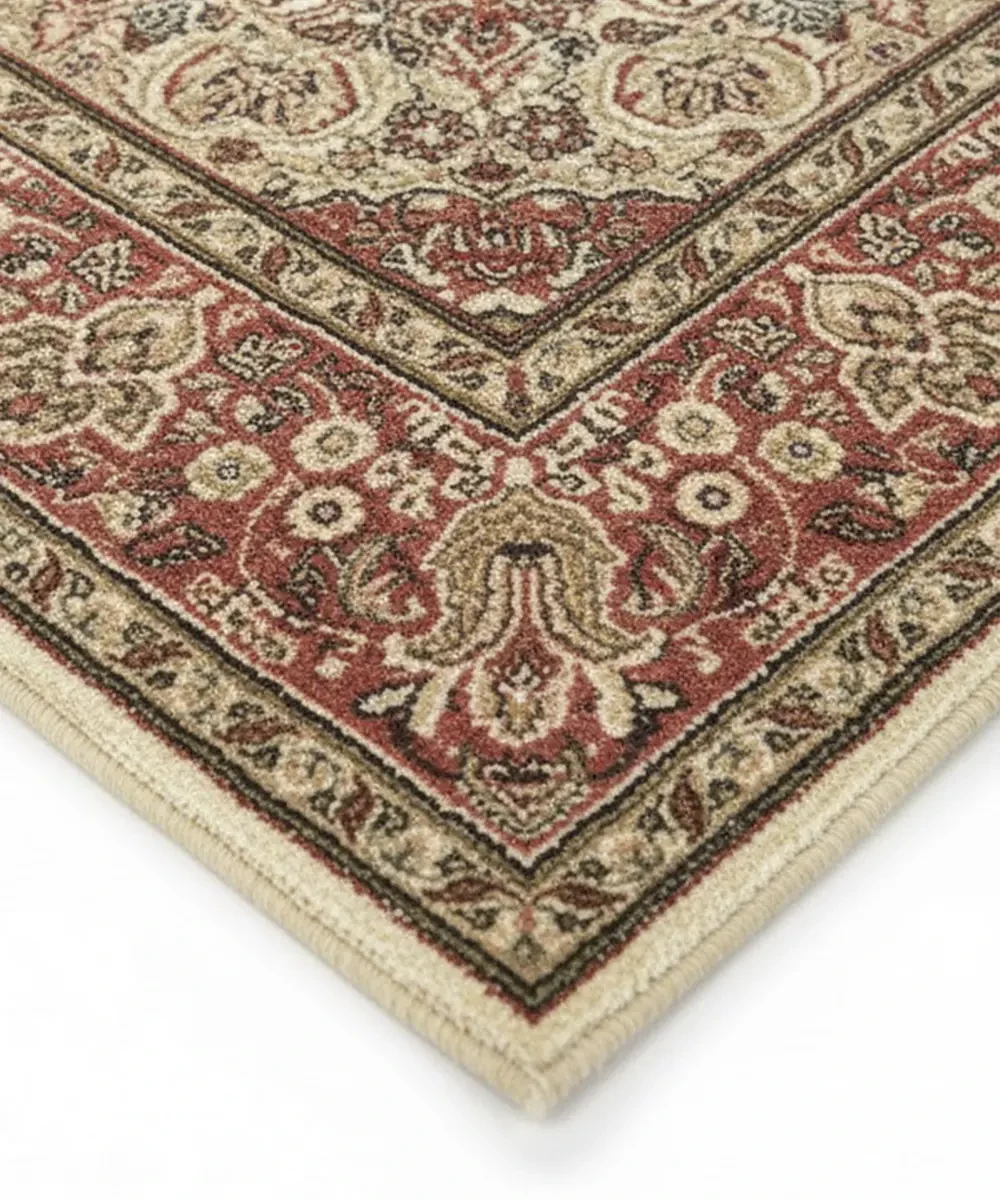 Tappeto Diamond 551 Avorio Mattone – dettaglio bordo e trama
