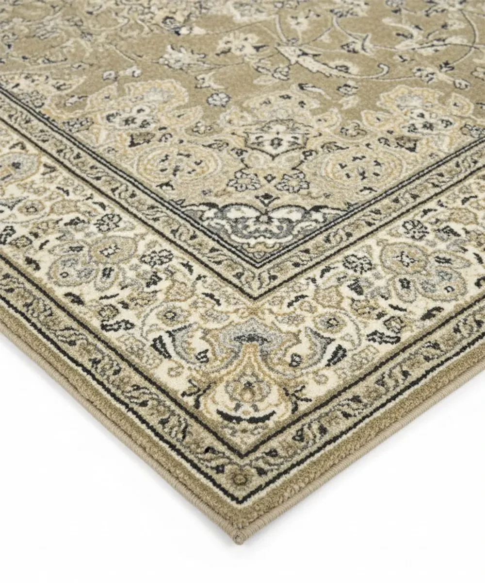 Tappeto Diamond 551 Grigio Salvia – dettaglio bordo e trama