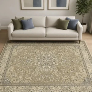Tappeto Diamond 551 Grigio Salvia – in soggiorno