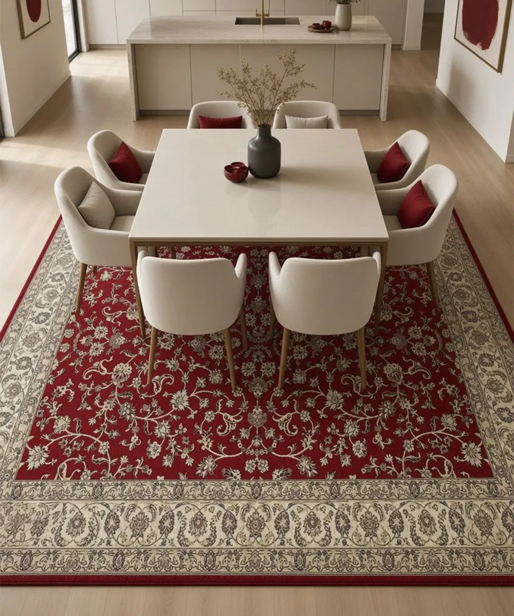 Tappeto Diamond 7061 Rosso – in ambiente