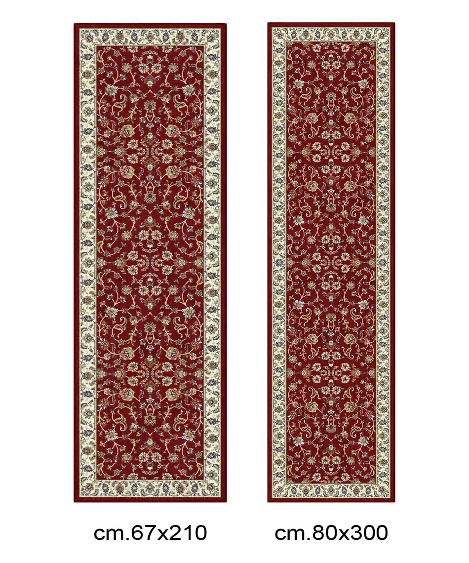 Tappeto Diamond 7061 Rosso – misure passatoia 67x210 e 80x300