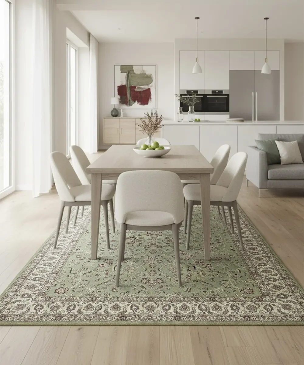 Tappeto Diamond 7061 Verde – in ambiente