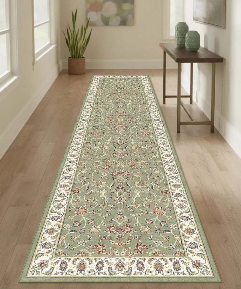 Tappeto Diamond 7061 Verde – passatoia in corridoio