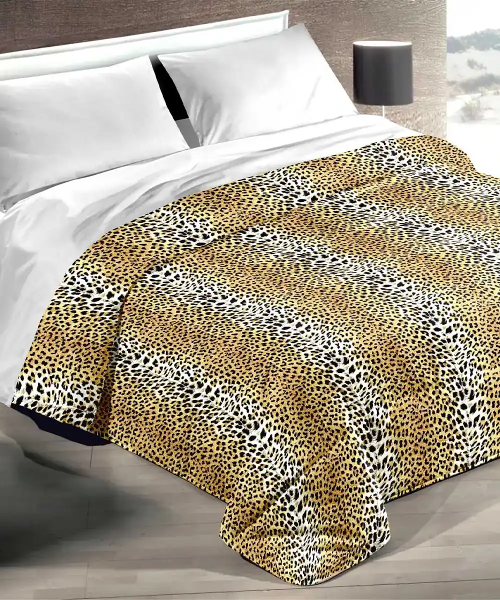 Trapunta Diadema 15 Animalier Leopardato invernale con un elegante disegno leopardato - foto 1