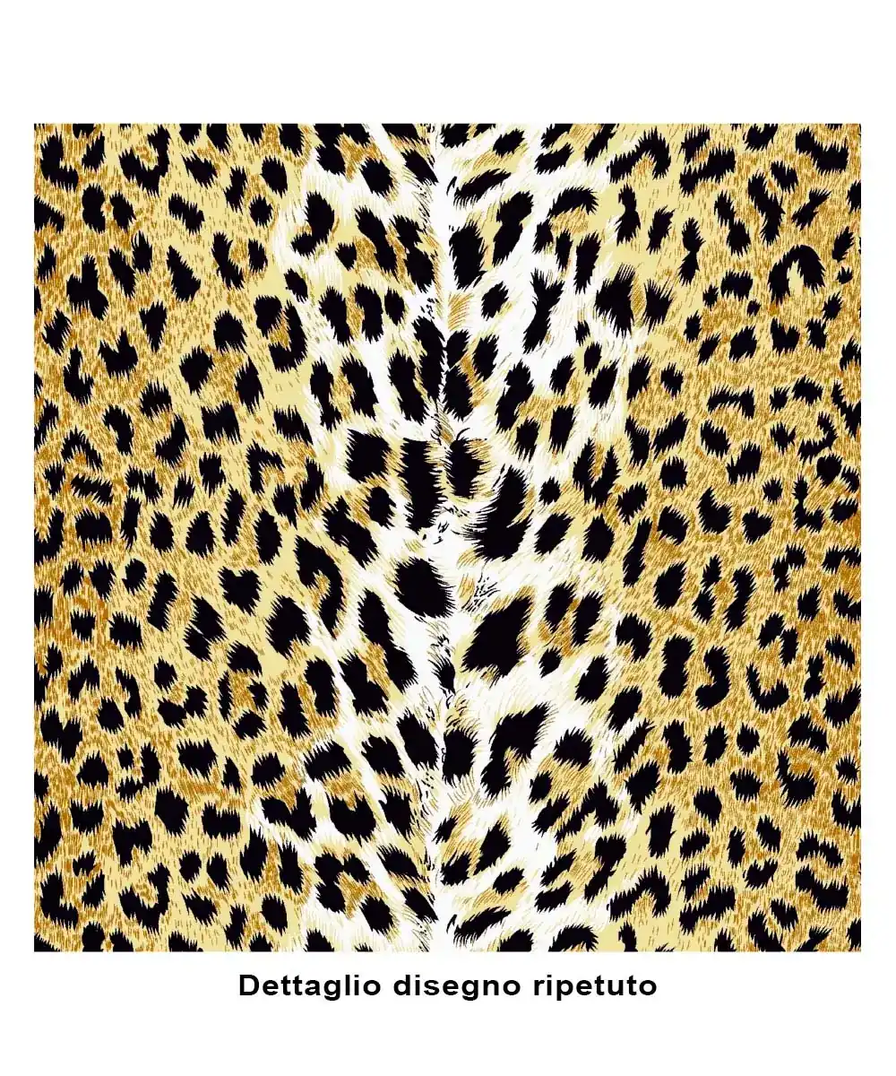Trapunta Diadema 15 Animalier Leopardato invernale con un elegante disegno leopardato - foto 2